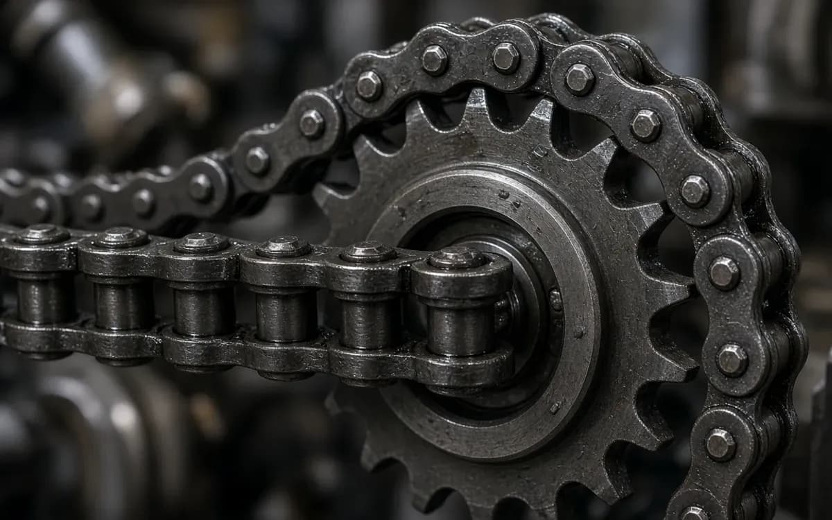 Cadenas y piñones
